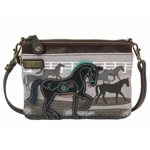 Chala Mini Crossbody HORSE Safari Convertible Straps Handbag Purse